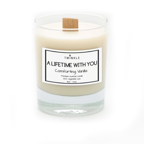 a-lifetime-with-you-premium Lumânare parfumată, VANILIE
