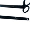 Stingator lumanare , metalic, cap flexibil, negru Twinkle
