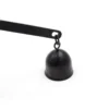 Stingator lumanare , metalic, cap flexibil, negru Twinkle